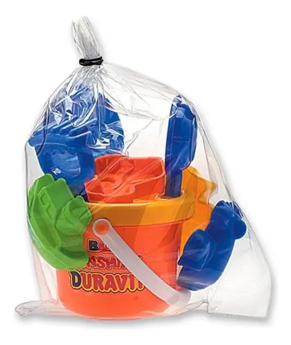 Producto - Set de Playa Duravit 531 con Balde Mediano, Pala, Rastrillo y Moldes