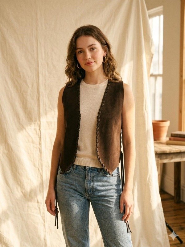 Producto - Chaleco INDIANA - CHOCOLATE