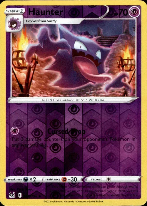 Producto - Haunter - 065/196 - Lost Origin - Reverse Holo