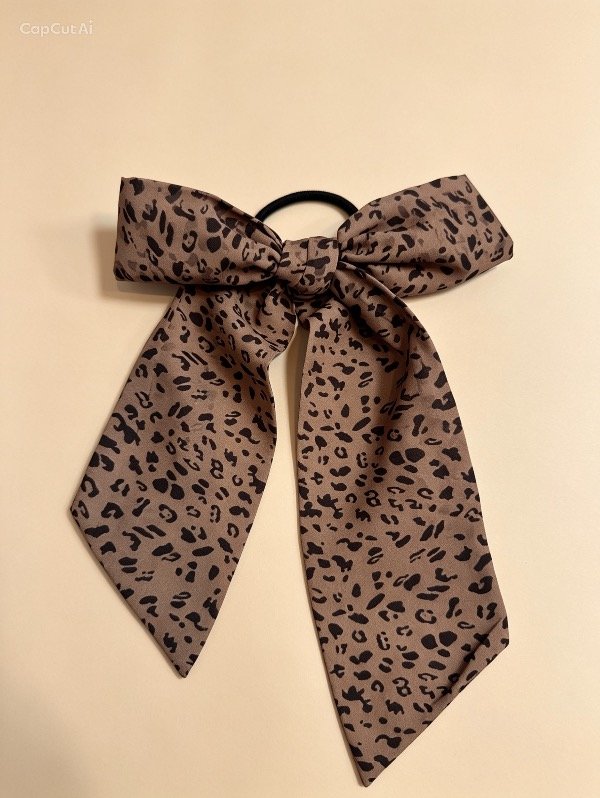 Producto - Moño mini print brown