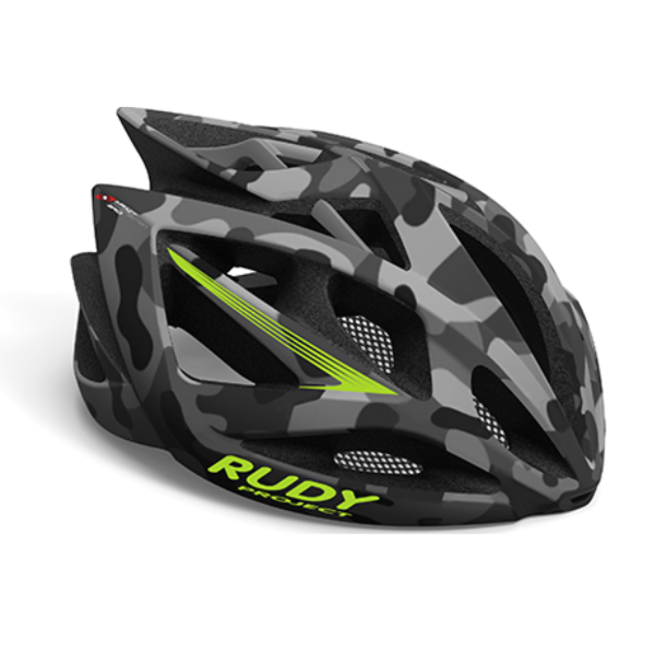 Producto - CASCO RUDY PROJECT AIRSTORM GREY CAMO - LIME FLUO