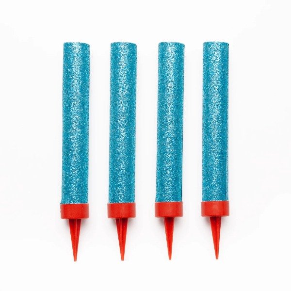 Producto - Bengala Gibreada Celeste x4. u