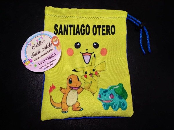 Producto - BOLSITA DE TELA 20X30  CON CORDON PERSONALIZADO