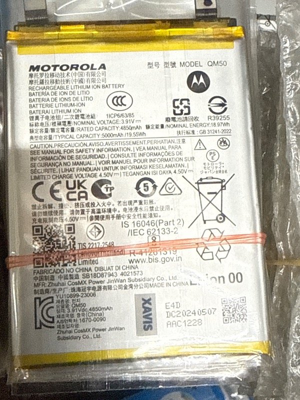 Producto - BATERIA MOTOROLA QM50 EDGE 40 NEO XT2307 NUEVA ORIGINAL