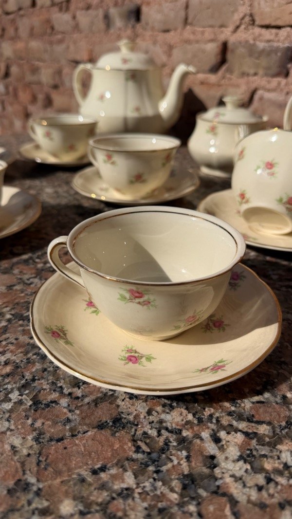 Producto - Dúo de té flores shabby - 2