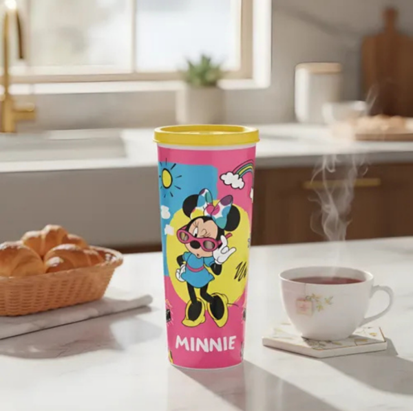 Producto - Vaso Infantil Minnie con Tapa - 0