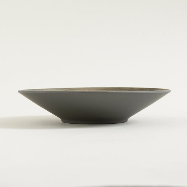 Producto - BOWL DE FIBRA DE BAMBOO CONICO SUMATRA GRIS SIMIL MADERA 28CM