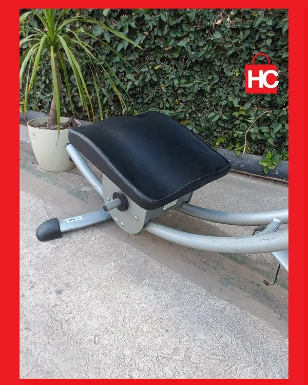 Producto - Máquina de abdominales Ab Coaster con riel curvo y asiento giratorio - 4
