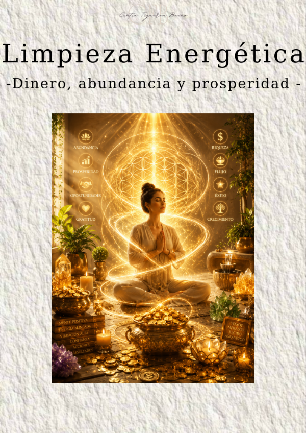 Producto - Sesión limpieza energética - Dinero, abundancia y prosperidad