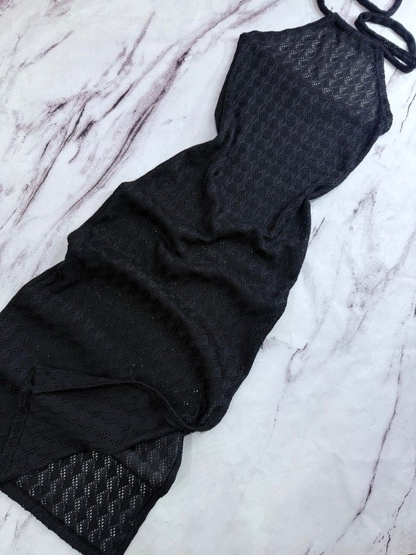 Producto - Vestido crochet tajo