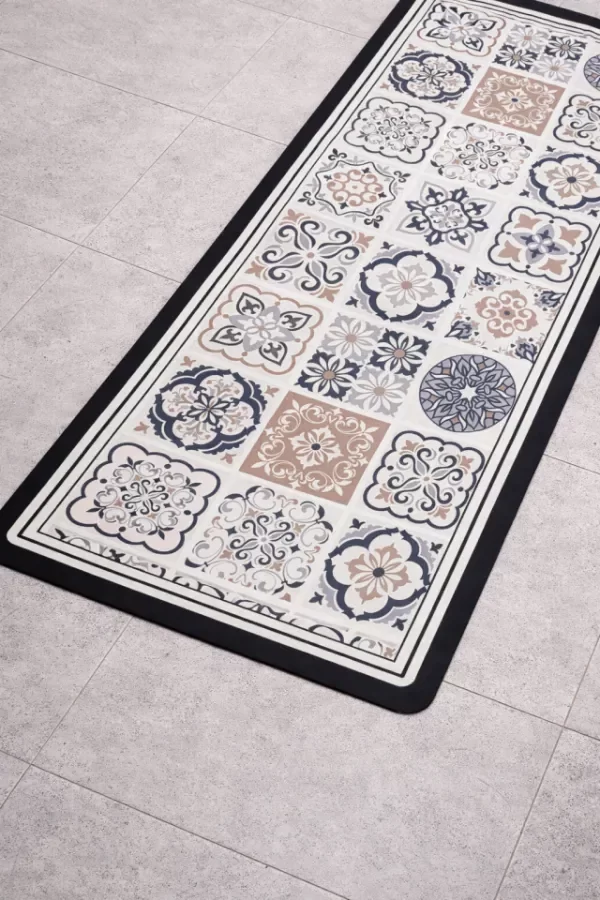 Producto - Felpudo Absorbente 38x118cm Mosaico Blue - 1