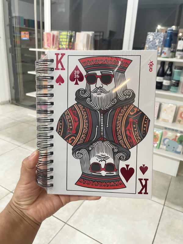 Producto - Agenda 2026 Espiral Doble Tapa Dura Onix