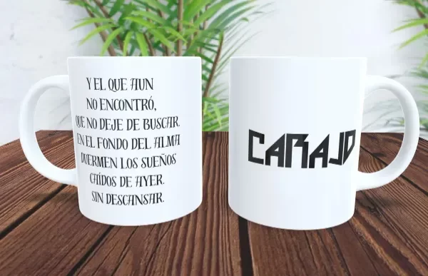 Producto - Taza - Carajo frase 8