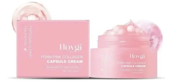 Producto - Crema Facial Hoygi Pdrn Pink Collagen En Cápsulas