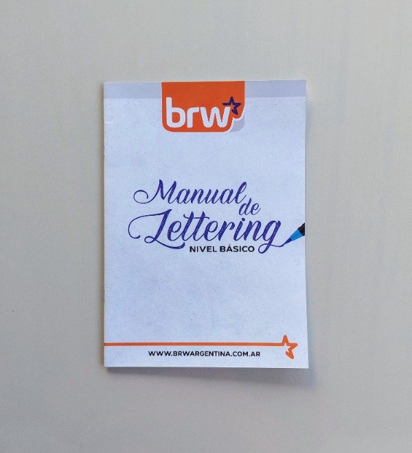 Producto - Manual Básico de Lettering A4 32 Páginas