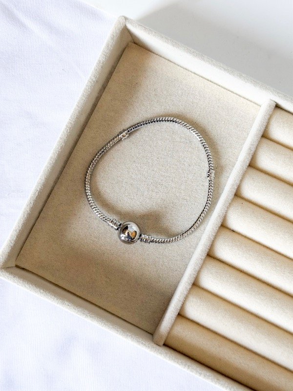 Producto - Pulsera bolita estilo Pandora-acero quirúrgico