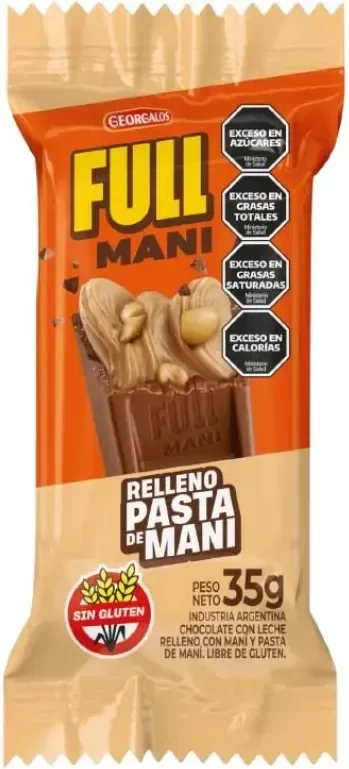 Producto - Georgalos Chocolate Full Mani Relleno Pasta de Maní 35 gr