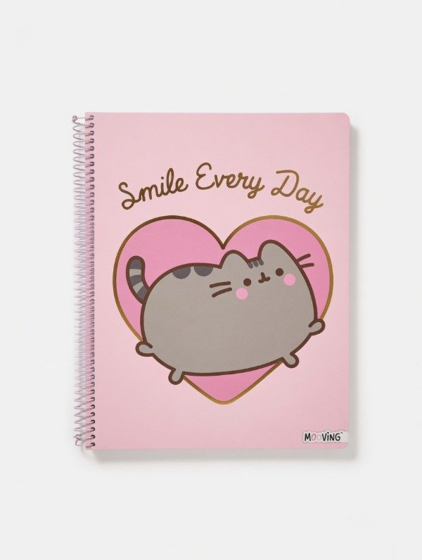 Producto - CUADERNO UNIVERSITARIO  MOOVING PUSHEEN CUADRICULADO