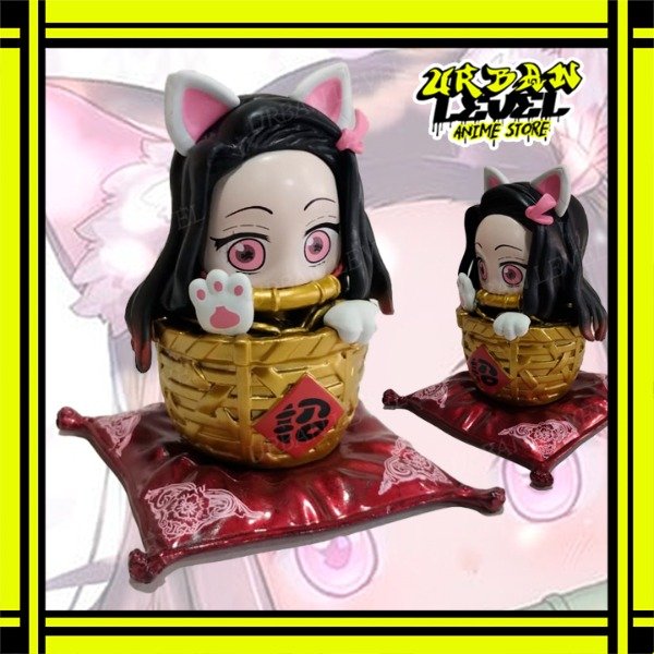Producto - Figura Nezuko Gato Demon Slayer Kimetsu no yaiba