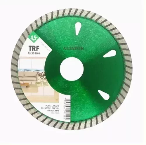 Producto - Disco de Corte Aliafor Turbo Fino 11x1.2mm Color Verde