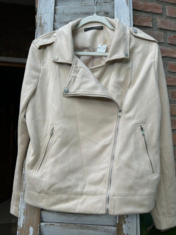 Producto - CHAQUETA GAMUZADA-BEIGE NUDE