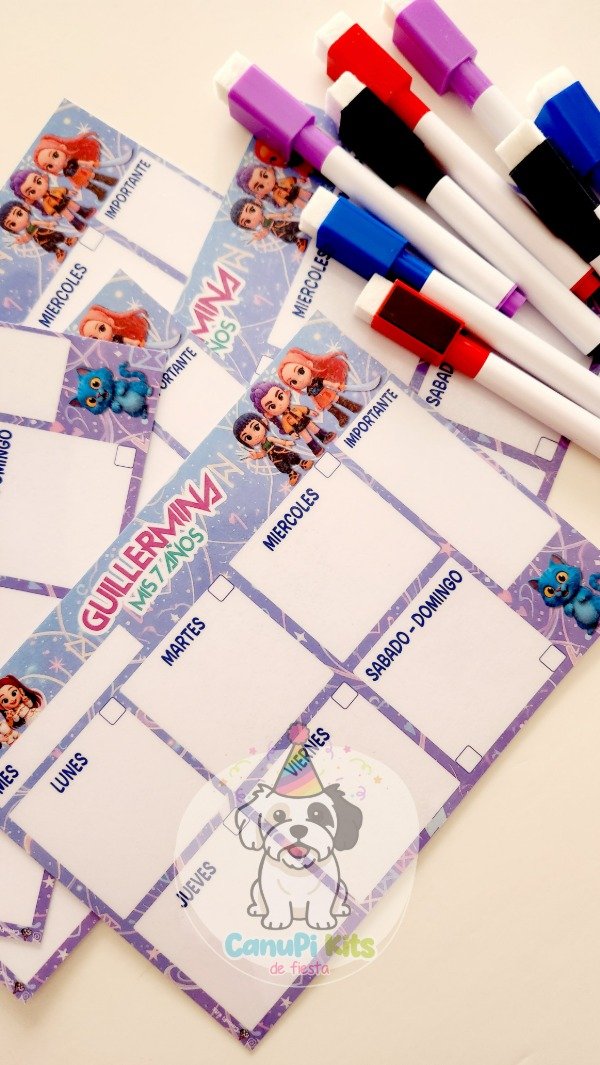 Producto - Pizarra de horarios Souvenirs