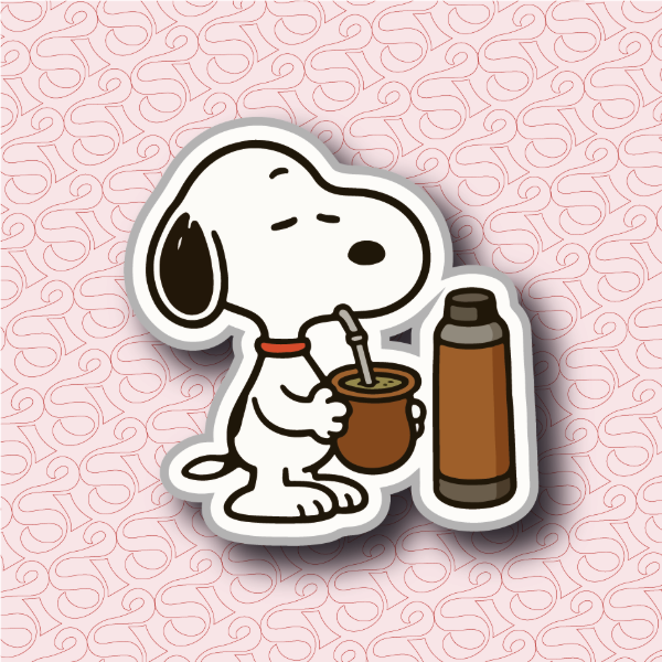 Producto - Snoopy tomando mate