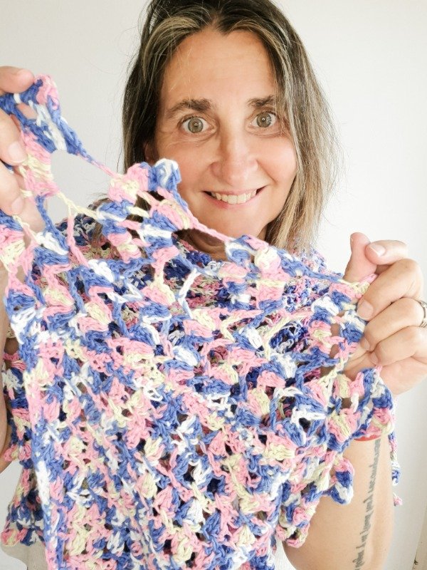 Producto - Patrón Chal PORTULACA (Crochet en bloques)