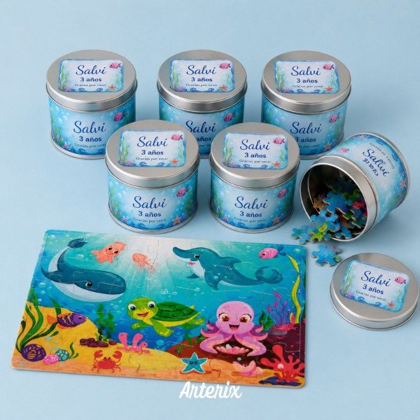 Producto - Rompecabezas personalizado con lata para souvenirs - 0
