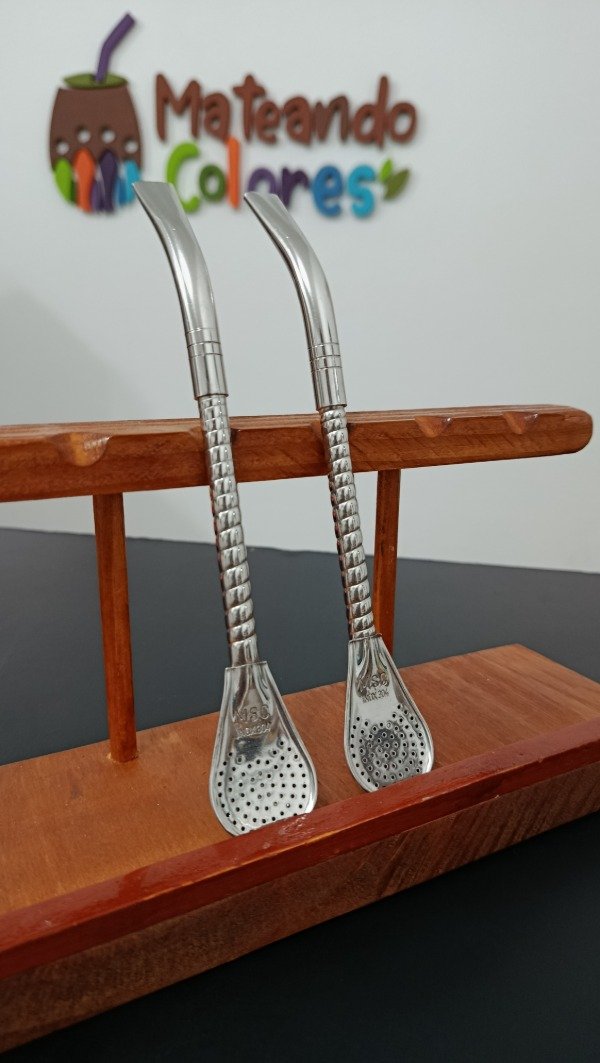 Producto - Bombilla cincelada de acero