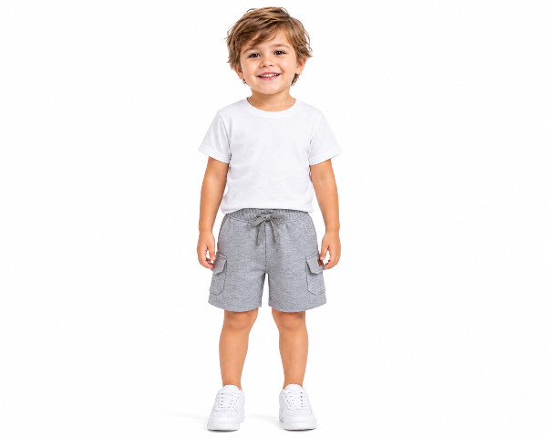 Producto - SHORT ALGODÓN RÚSTICO CARGO BEBÉ - 0