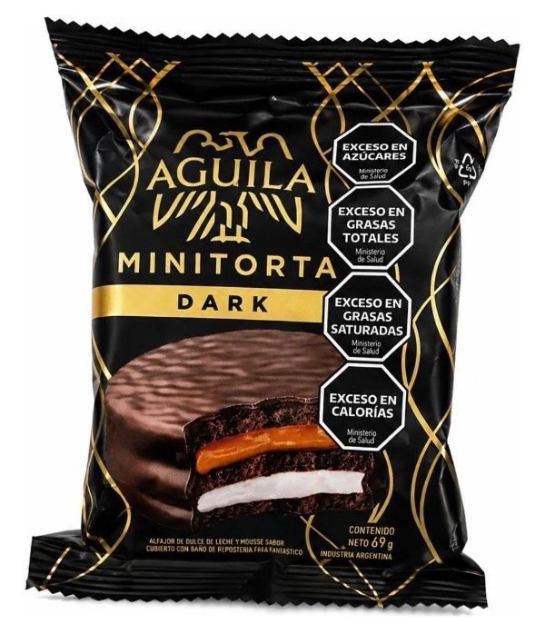 Producto - Alfajor Aguila minitorta Dark