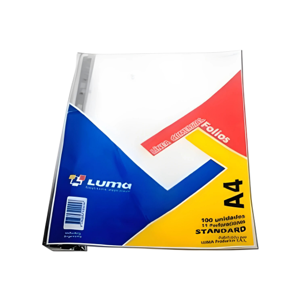 Producto - FOLIO LUMA STANDARD A4 x unidad