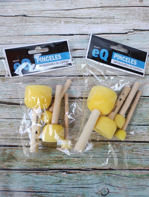 Producto - Pincel Taponador esponja x 4 u. EQ