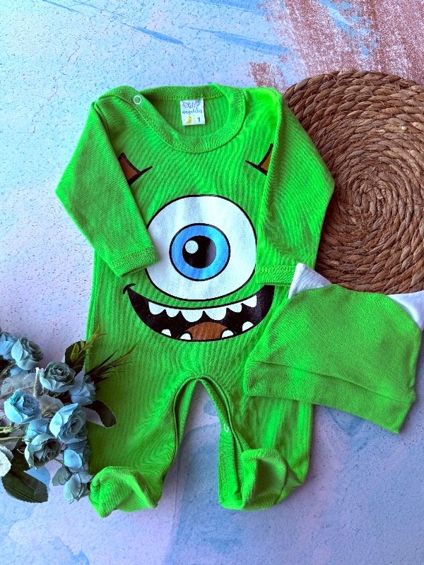 Producto - Enterito Monster con gorro x5