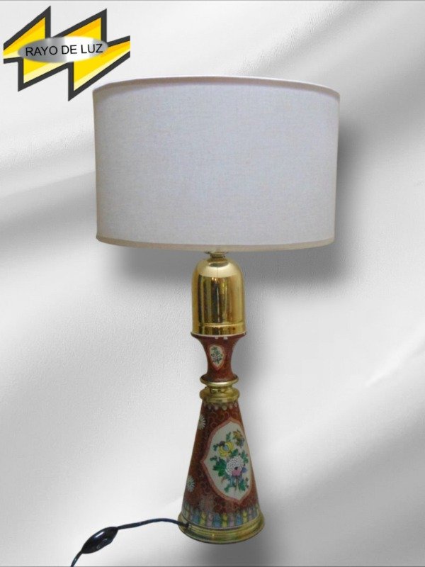 Producto - Lámpara Roja-dorado