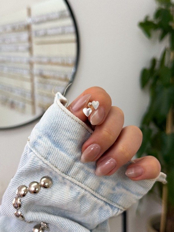 Producto - Abridores plata 925 corazón entero