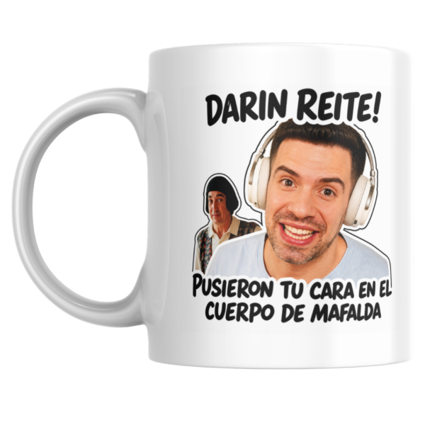 Producto - Taza - Martin Cirio - Darin reite pusieron tu cara en el cuerpo de mafalda