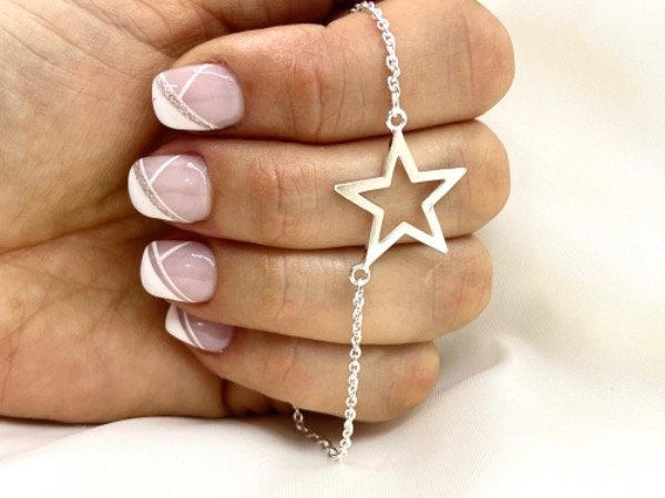 Producto - Pulsera de plata con ESTRELLA calada