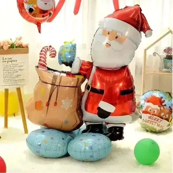 Producto - Globo Papa Noel con Base REGALOS- GIGANTE