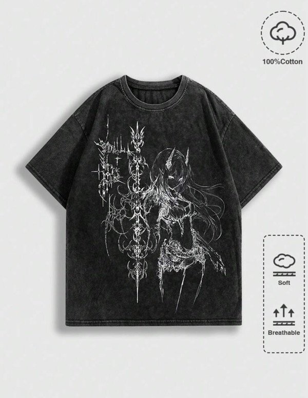 Producto - Remera anime dark girl