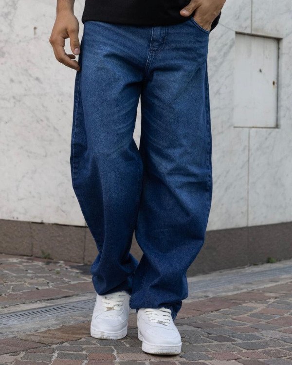 Producto - Jean baggy Azul oscuro - 0