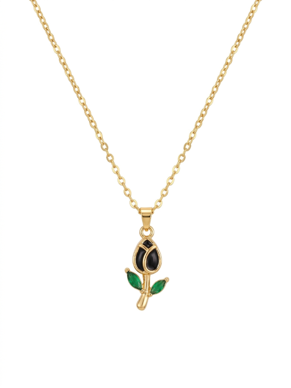 Producto - COLLAR TULIPÁN D. NEGRO