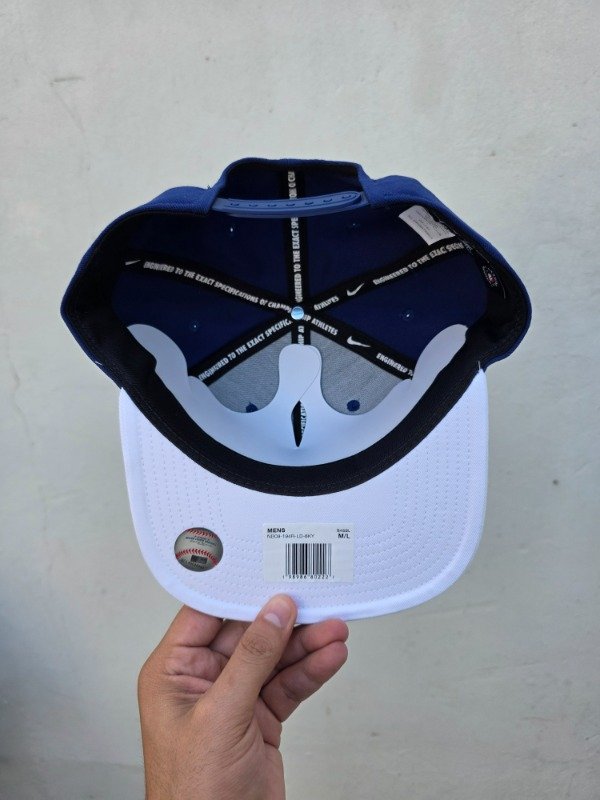 Los Angeles Dodgers Nike Two-Tone Snapback Hat - Blue/White 2026 — imagen 6