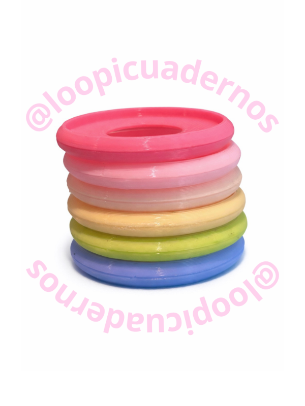 Producto - 200 discos pasteles 35mm LOOPI