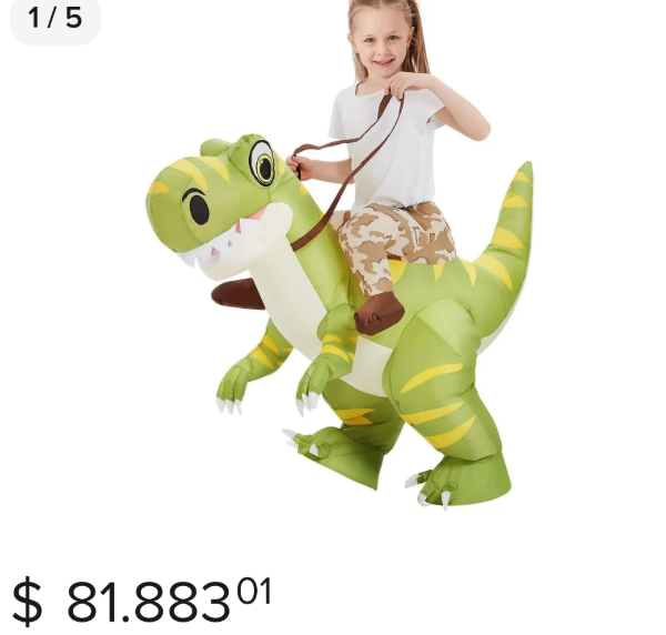 Producto - VENDOOO DINOSAURIO INFLABLE