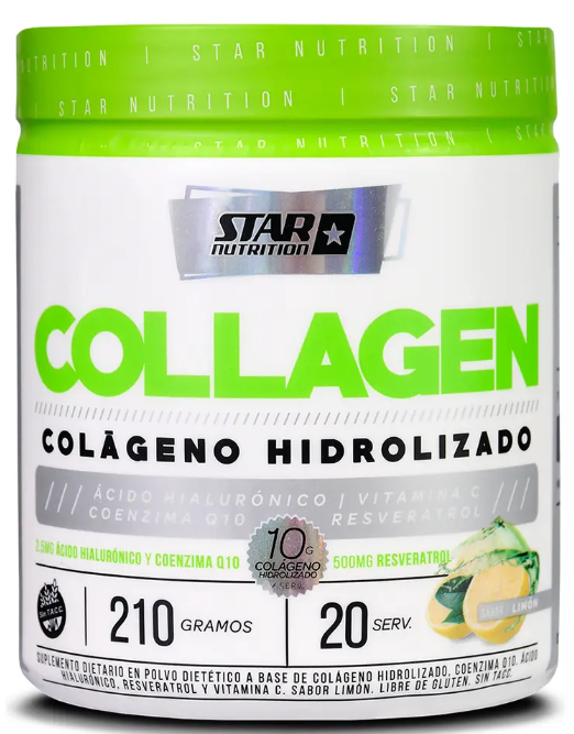 Producto - Colageno Hydrolizado X210 Gr. Suplemento Sabor Limón - Star Nutrition