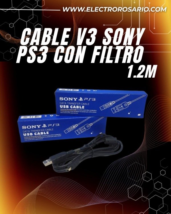 Producto - CABLE V3 SONY PS3 CON FILTRO 1.2M