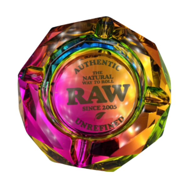 Producto - Raw Cenicero Cristal Tornasolado