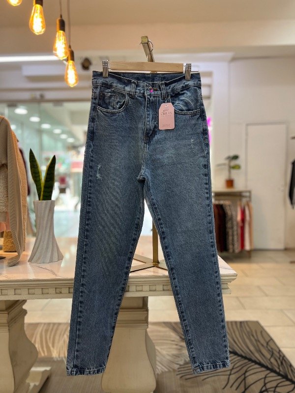 Producto - Jean mom clásico (Azul) 0617 - 1